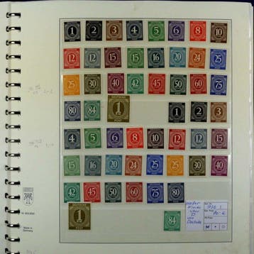Duitsland 1945/1949 - Verzameling gezamenlijke uitgaven,, Gestempeld