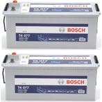 2 X Bosch T4 077 Accu 170Ah, Verzenden