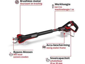 Einhell Professional Accu Snoeischaar GP-LS 18/35 Li BL Solo, Verzenden, Nieuw
