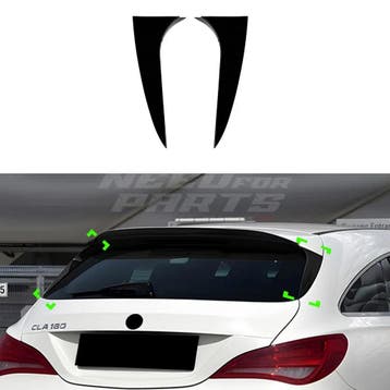 Rear Side Spoiler Voor Mercedes CLA X117 – Sport Look,, Auto-onderdelen, Ophalen of Verzenden, Nieuw