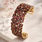 Zonder minimumprijs - Armband Zilver - Garnet -, Nieuw