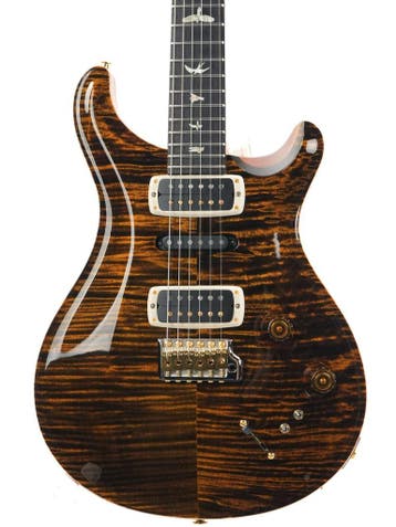PRS Modern Eagle V Yellow Tiger 10 Top (Instrument), Ophalen of Verzenden, Nieuw, Solid body