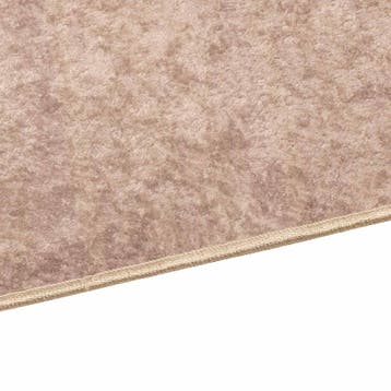 vidaXL Vloerkleedloper MARSA Zand 100 x 200 cm Polyester en, Verzenden, Nieuw, Geel