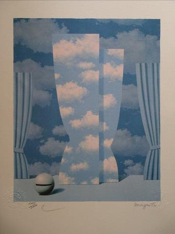 René Magritte (1898-1967) - Clouds