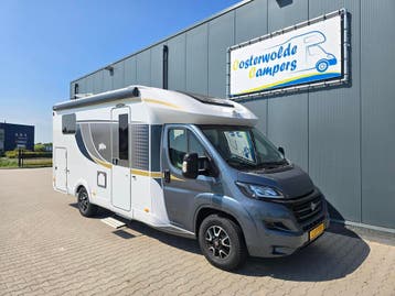 Burstner Lyseo 690G Lengte Bedden Hefbed Trekhaak 2x Airco, Zonwerend glas, Buscamper of Camperbus, Ringverwarming, Fiat