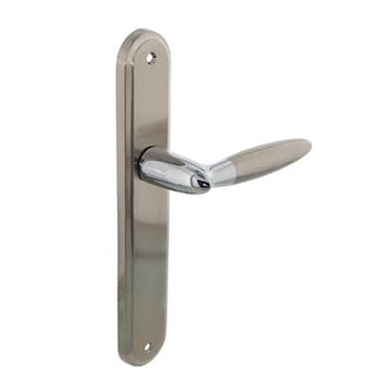 Intersteel Deurkruk Elen op blind langschild - chroom/nikkel, Verzenden, Nieuw