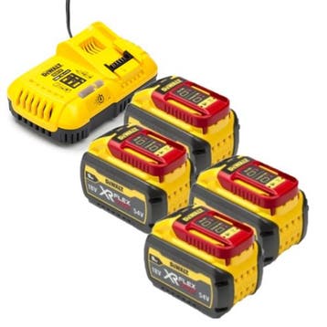 Starterset: 4x DeWalt DCB547-XJ / XR FlexVolt, origineel, Verzenden, Nieuw