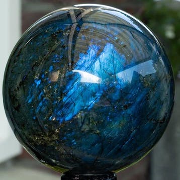 Fine good quality Labradorite Sphere Bol - Hoogte: 8.28 cm -