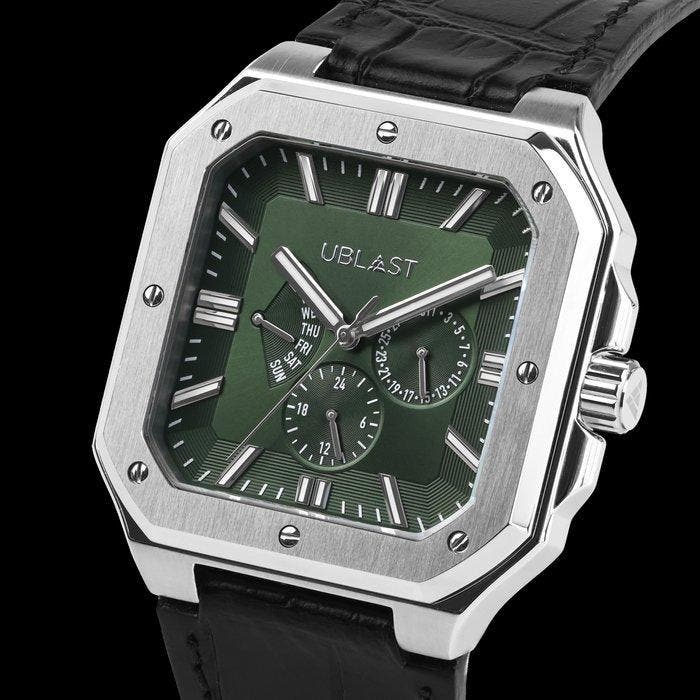 Ublast - Square - Multifunction - Zonder minimumprijs -, Sieraden, Tassen en Uiterlijk, Horloges | Heren