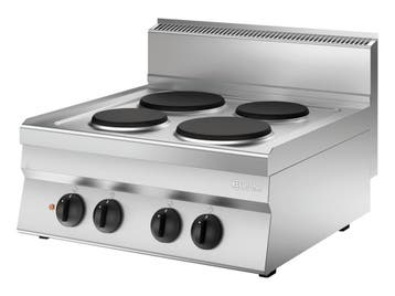 Bartscher Fornuis | Elektrisch | 4 Kookplaten | 8.2kW | 700x, Zakelijke goederen, Horeca | Keukenapparatuur, Ophalen of Verzenden