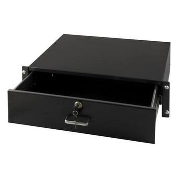 Lade voor Patchkast 19 inch | 3U (Afsluitbaar, Zwart), Verzenden, Nieuw