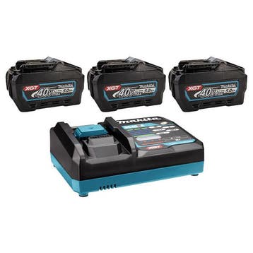 Startset: 3 stuks Makita BL4050F XGT / 40V Max, origineel, Verzenden, Nieuw