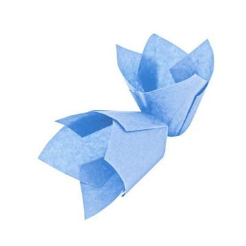 Muffin Vormpjes Tulpmodel Blauw 200st., Verzenden, Nieuw