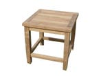 Julia bijzettafel 50x50xH50 cm teak, Tuin en Terras, Ophalen of Verzenden, Nieuw, Teakhout