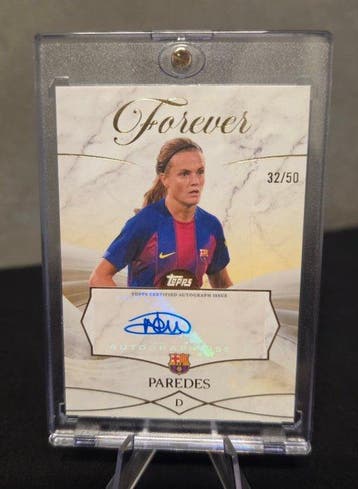 2025/26 Topps FC Barcelona 32/50 Gesigneerde kaart,, Nieuw