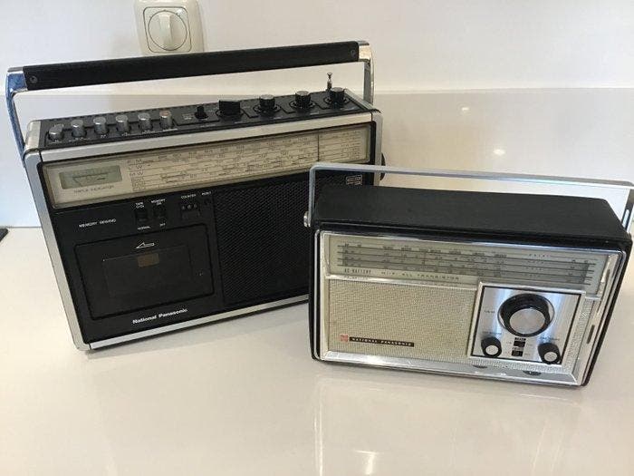 Panasonic - model R-441B, model RQ-553LDS Transistorradio -, Audio, Tv en Foto, Radio's