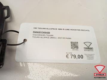 VW Tiguan Allspace 5NN R-Line Rooster Rechts 5NN853666B, Auto-onderdelen, Ophalen, Gebruikt, Volkswagen, Rechts