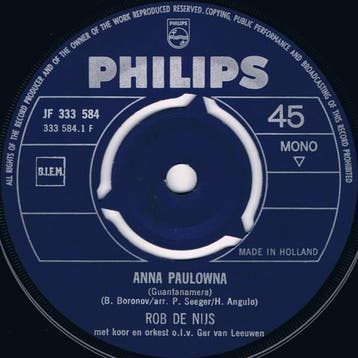 vinyl single 7 inch - Rob de Nijs - Anna Paulowna / Fanny..., Verzenden, Zo goed als nieuw