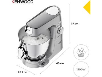 Kenwood KVL 85.124SI - Keukenmachine - 1200W - 7L, Witgoed en Apparatuur, Keukenmixers, Verzenden, Zo goed als nieuw