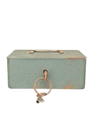 Alfa – Steel Cash Box With 2 Keys - Brandkast - Staal