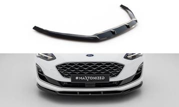 Voorspoiler V.1 Ford Focus Vignale MK4 Maxton Glanzend zwart, Ophalen of Verzenden, Nieuw