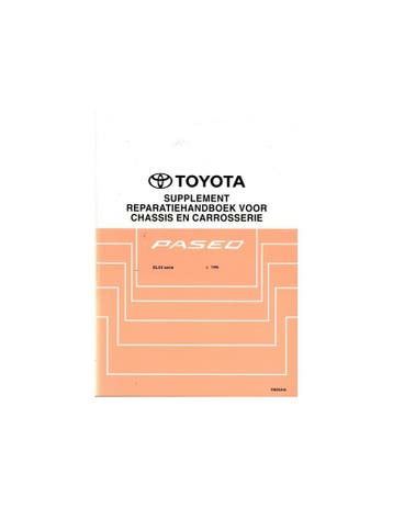 1995 TOYOTA PASEO CHASSIS & CARROSSERIE WERKPLAATSHANDBOEK