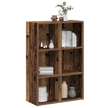 vidaXL Boekenkast/dressoir 66x30x98 cm bewerkt hout oud, Huis en Inrichting, Kasten | Boekenkasten, Verzenden, Nieuw, Overige houtsoorten