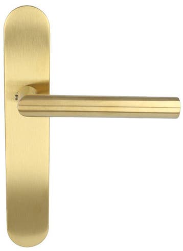 Deurklink op blind schild BASICS LBII-19P13SFC PVD mat goud, Verzenden, Nieuw