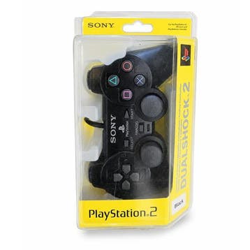 PS2 Controller Dualshock 2 - Zwart - Sony (origineel) -, Spelcomputers en Games, Ophalen of Verzenden, Nieuw, Controller, PlayStation 2