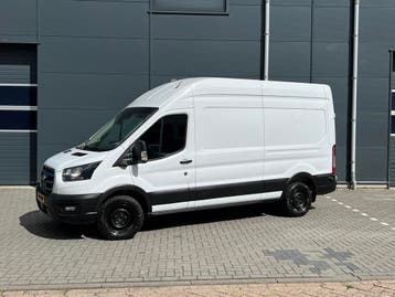 Ford E-Transit 350 L3H3 184 pk Direct leverbaar, Automaat, Gebruikt, Met garantie (alle), Wit