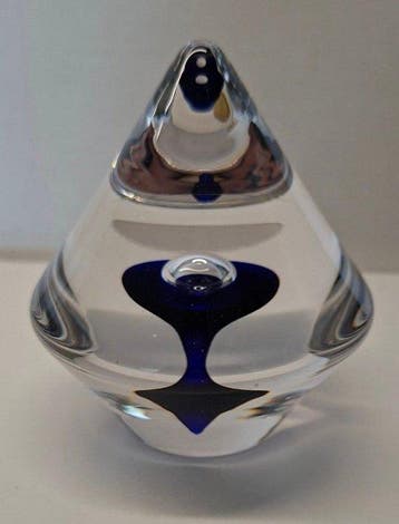 Glasfabriek Leerdam - Floris Meydam - sculptuur, Jaarstuk, Antiek en Kunst, Antiek | Glas en Kristal