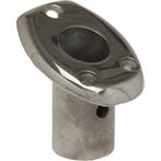 Rvs Vlaggenstokhouder Boot 20mm Inbouw 70 graden, Ophalen of Verzenden, Nieuw