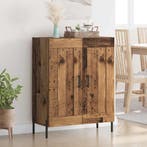 vidaXL Dressoir Oud Hout 69,5 x 34 x 90 cm Gemonteerd hout, Verzenden, Nieuw, Overige houtsoorten, Minder dan 50 cm