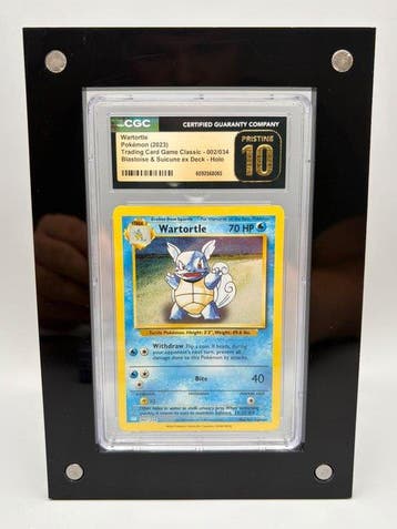 Pokémon Graded card - Wartortle Holo - CGC Pristine 10, Nieuw