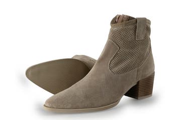 Freeflex Enkellaarzen in maat 41 Beige, Kleding | Dames, Verzenden, Beige, Lage of Enkellaarzen, Zo goed als nieuw