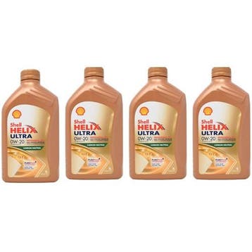 Shell Aanbieding: 4 X Helix Ultra Prof Av L 0W20 1L, Verzenden