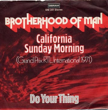 Brotherhood Of Man - California Sunday Morning, Cd's en Dvd's, Vinyl | Pop, Ophalen of Verzenden, Gebruikt