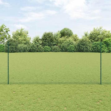 vidaXL zeshoekig gaasgek met palen 10 x 1,4 m PVC-Coated, Verzenden, Nieuw, IJzer