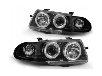 Angel Eyes koplampen Black geschikt voor Opel Astra F, Auto-onderdelen, Verlichting, Verzenden, Nieuw, Opel