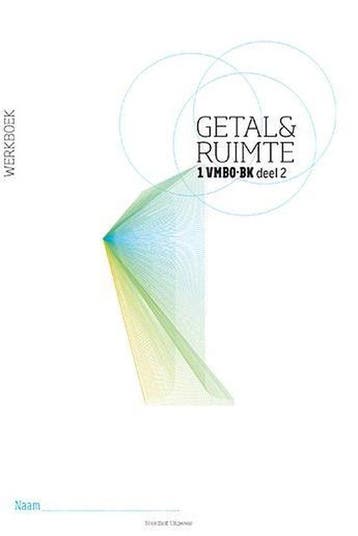 Getal amp Ruimte 10e ed werkboek 1 vmbo bk dee 9789011111752, Boeken, Techniek, Zo goed als nieuw