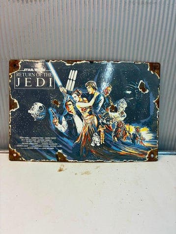 Star Wars – Vintage Filmreclamebord - Emaille bord - Emaille