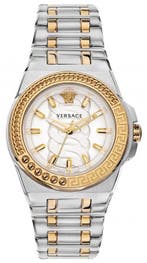 Versace VEHD00420 Chain Reaction dames horloge  40 mm, Overige merken, Staal, Verzenden, Polshorloge