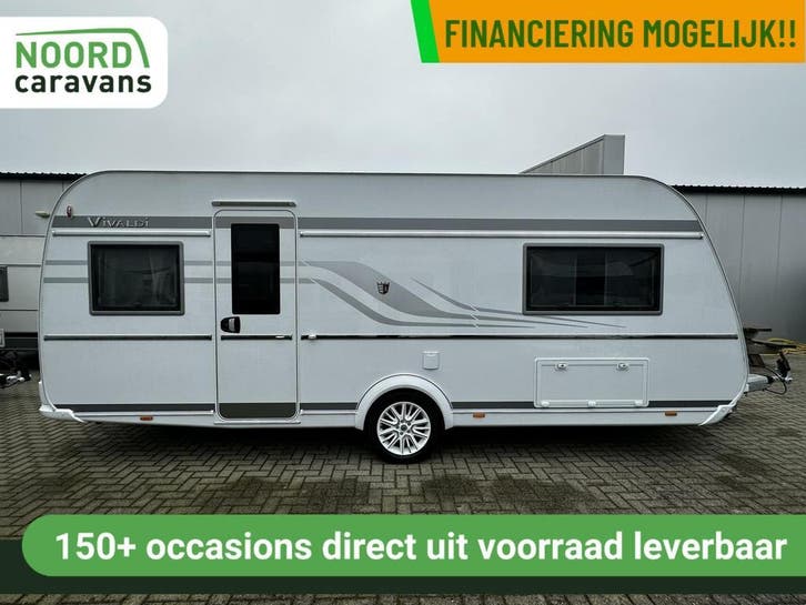 Tabbert caravan Vivaldi 550E 2DE PAASDAG OPEN 10-17 UUR, Caravans en Kamperen, Caravans, 1500 - 2000 kg, Hordeur, Koelkast, Lichtmetalen velgen
