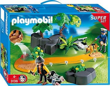 Playmobil Politie SuperSet Sporenonderzoek - 3136 (Nieuw), Kinderen en Baby's, Speelgoed | Playmobil, Verzenden, Nieuw