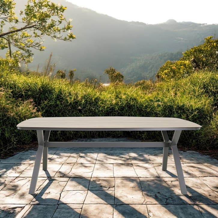 Odense tuintafel Deens ovaal 200x100 cm - lichtbruin, Huis en Inrichting, Stoelen, Nieuw, Ophalen of Verzenden