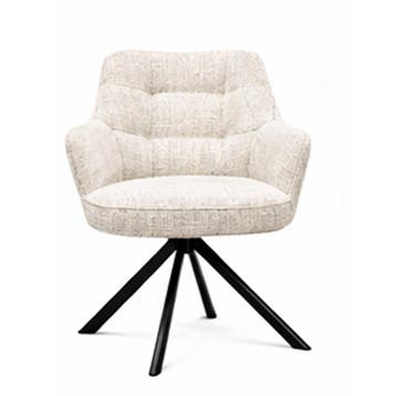 Eetkamersstoel Moreno Weave Cream, Ophalen of Verzenden, Nieuw