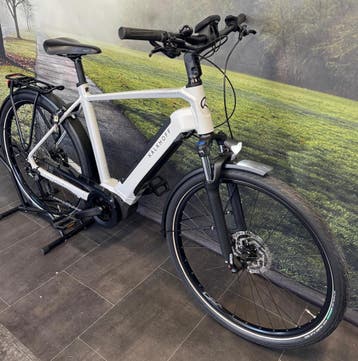 Kalkhoff Endeavour 5.B Elektrische Herenfiets als Demo-Model, Overige merken, Ophalen of Verzenden, Zo goed als nieuw, 50 km per accu of meer