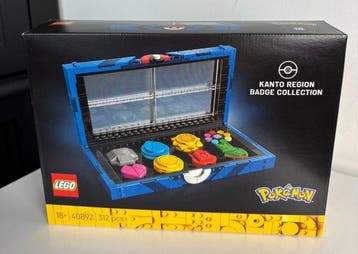Lego Set - 40892 - Pokémon, Promotional - Kanto Region Badge, Nieuw
