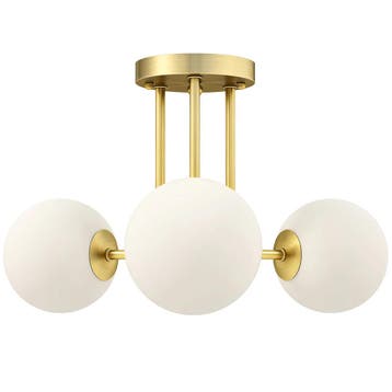 Plafondlamp Met Bolvormige Lampenkappen G9-fittingen, Zonder, Verzenden, Nieuw
