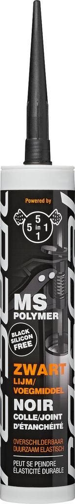 5in1 MS Polymer Patroon 290ml Zwart, Verzenden, Nieuw